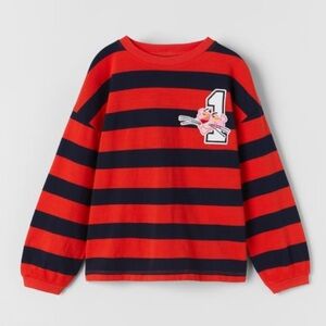 Zara Pink Panther long sleeve shirt size 8